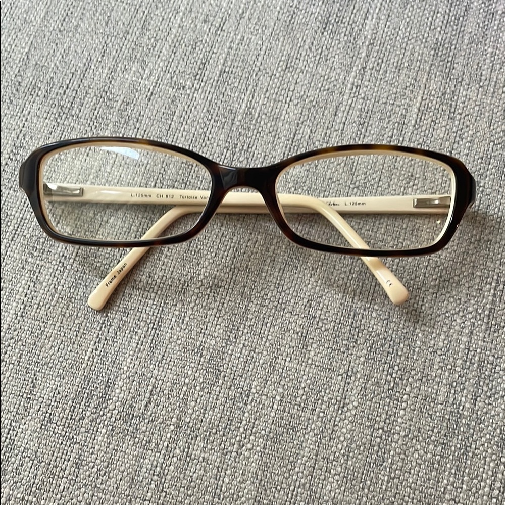 Ladies Classic Brown and Tan Eyeglasses